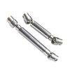 2PCS Metal Drive Shaft Compatible with FMS 1/18 RC Crawler Joint CVD Driveshaft Upgrades Parts view 1