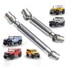 2PCS Metal Drive Shaft Compatible with FMS 1/18 RC Crawler Joint CVD Driveshaft Upgrades Parts view 2