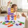 Lasoba Wooden Number Building Blocks, Large Digit Blocks 1-10, 30 Pcs Math Blocks Number Toys for Kids, Educational Blocks for Toddlers, Toys to Learn Numbers for 3 Year Olds + view 3