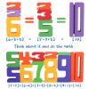 Lasoba Wooden Number Building Blocks, Large Digit Blocks 1-10, 30 Pcs Math Blocks Number Toys for Kids, Educational Blocks for Toddlers, Toys to Learn Numbers for 3 Year Olds + view 4
