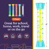 Special Supplies Liquid Motion Bubbler Toy Cool Tubes 5-Pack Colorful Hourglass Timer with Droplet Movement, Bedroom, Sensory Play for Home or School (Bubble-Tube-5) view 2