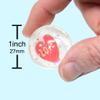 Kiddie Play 25 Bouncy Balls for Kids Party Favors Heart Bouncy Ball 27mm Superball Small Rubber Balls for Kids view 3