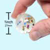 Kiddie Play 25 Bouncy Balls for Kids Party Favors | Stars Bouncy Ball 27mm | Superball Small Rubber Balls for Kids view 3