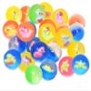 Kiddie Play 25 Bouncy Balls for Kids Party Favors | Cute Figures Bouncy Ball 27mm | Superball Small Rubber Balls for Kids view 1