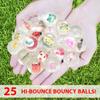 Kiddie Play 25 Bouncy Balls for Kids Party Favors Animals Bouncy Ball 27mm Superball Small Rubber Balls for Kids view 2