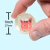 Kiddie Play 25 Bouncy Balls for Kids Party Favors Animals Bouncy Ball 27mm Superball Small Rubber Balls for Kids view 3