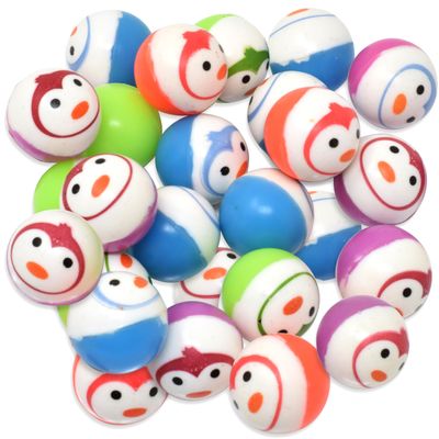 25 Bouncy Balls for Kids Party Favors | Baby Bouncy Ball 27mm | Superball Small Rubber Balls for Kids