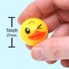 Kiddie Play 25 Bouncy Balls for Kids Party Favors | Ducks Bouncy Ball 27mm | Superball Small Rubber Balls for Kids view 3