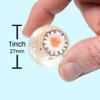 Kiddie Play 25 Bouncy Balls for Kids Party Favors Clear Bouncy Ball 27mm Superball Small Rubber Balls for Kids view 3