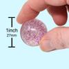Kiddie Play 25 Bouncy Balls for Kids Party Favors | Glitter Bouncy Ball 27mm | Superball Small Rubber Balls for Kids view 3