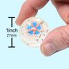 Kiddie Play 25 Bouncy Balls for Kids Party Favors Flowers Bouncy Ball 27mm Superball Small Rubber Balls for Kids view 3