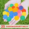 Kiddie Play 25 Bouncy Balls for Kids Party Favors | Colorful Frosted Bouncy Ball 27mm | Superball Small Rubber Balls for Kids view 2