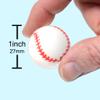 25 Bouncy Balls for Kids Party Favors | Baseball Bouncy Ball 27mm | Superball Small Rubber Balls for Kids view 3