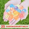 25 Bouncy Balls for Kids Party Favors | Diamond Bouncy Ball 27mm | Superball Small Rubber Balls for Kids view 2