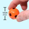 Kiddie Play 25 Bouncy Balls for Kids Party Favors | Colorful Soccer Bouncy Ball 27mm | Superball Small Rubber Balls for Kids view 3