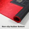 GUTSHOT Foldable Casino Quality Poker Mat | Water Resistant Poker Table Cloth, Soft Multi-Spandex | Red 70x35 | Waterproof, Durable, Noise-Free Gameplay | Stylish Poker Table Top for Anywhere Gaming view 2
