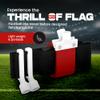 12 Player (6 RED vs 6 BLUE Pop Flags) Pop Flag Football Set-Complete w/Flags, Belts, Agility cones and Carry Bag view 3