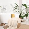 Sawysine 6 Pcs 20 x 20 x 13 Inch Extra Large Cotton Woven Basket with Handle Woven Laundry Blanket Baskets for Organizing Storage Rope Basket for Cloth Blanket Toy Living Room Bathroom view 4