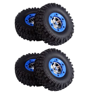 Tsolay RC Car 95mm Rubber Tires Set Fit for WLtoys 12428-B Scale RC Car Buggy Parts Modification Accessories