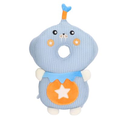 Baby Head Protector, Toddler Walking Head Protection Baby Head Backpack for Walking Crawling, Bear/Rabbit/Whale (whale)