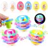 Light Up Easter Eggs Toy Gifts for Kids, 6 Cute Easter Egg Spinning Tops with Flash & Music, Easter Basket Stuffers Essentials, Easter Eggs Hunt Prize, Kids Goodie Bag Fillers, Party Favor Novelty Toy view 1
