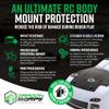 Dragon Grips RC Body Clip Hole Protectors, 49pc Clear PVC Stickers for 1/10 RC Crawler Body Shells, Stick-on Accessories That Prevent Clip Hole Damage and Cracking, Protect Custom-Painted Bodies view 2