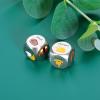 2PCS Food Dice for Couple Valentines Gifts for Boyfriend Girlfriend 11th Anniversary Steel Gifts Christmas Stocking Stuffers for Women Men White Elephant Santa Swap Gift Exchange Dice view 2