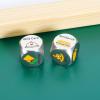 2PCS Food Dice for Couple Valentines Gifts for Boyfriend Girlfriend 11th Anniversary Steel Gifts Christmas Stocking Stuffers for Women Men White Elephant Santa Swap Gift Exchange Dice view 3