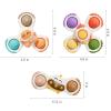 ALASOU 3PCS Pop Suction Cup Spinner Sensory Airplane Travel Toys for 1 Year Old Boy Girl Infant Toddlers|Novelty Spinning Tops 12 18 Months|1 2 Year Old Boy Birthday Gift|Baby Bath Toy Kids Ages 1-3 view 2