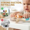 ALASOU 3PCS Pop Suction Cup Spinner Sensory Airplane Travel Toys for 1 Year Old Boy Girl Infant Toddlers|Novelty Spinning Tops 12 18 Months|1 2 Year Old Boy Birthday Gift|Baby Bath Toy Kids Ages 1-3 view 3