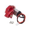 Aluminum Complete Transmission Gearbox Combo Kit Transmission Case with Gear Motor ESC Compatible for Axial SCX24 90081 1/24 RC Crawler Car Upgrades Parts view 2