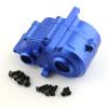 Aluminum Transmission Case Center Gearbox Cover Shell Compatible for Traxxas E-Revo VXL 2.0 RC Truck Upgrade Part 8691(Blue) view 1
