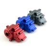 Aluminum Transmission Case Center Gearbox Cover Shell Compatible for Traxxas E-Revo VXL 2.0 RC Truck Upgrade Part 8691(Blue) view 4