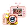 Andoer 720P Cute Cartoon Kids Camera Digital Camera 20MP Children Camera Kids Selfie Camera for Boys and Girls 4X Digital Zoom 2.0-inch Screen Dual Lenses Birthday Gift Festival Gift Great Gift view 1