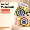 Andoer 720P Cute Cartoon Kids Camera Digital Camera 20MP Children Camera Kids Selfie Camera for Boys and Girls 4X Digital Zoom 2.0-inch Screen Dual Lenses Birthday Gift Festival Gift Great Gift view 3