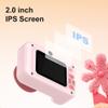 Andoer 1080P Digital Camera 20MP Kids Camera Cute Children Camera Cartoon Kids Selfie Camera for Boys and Girls 4X Digital Zoom 2.0in IPS Screen Dual Lenses Birthday Gift Festival Gift Great Gift view 3