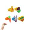 BinaryABC Kids Play Rings Childrens Toys Children's Rings,Easter Party Favors,Easter Party Gifts Supplies,10Pcs view 3
