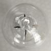 Luejnbogty Solar Crookes Radiometer Glass Windmill Handmade Toy for Home Decoration Gift Transparent view 3