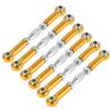 VICASKY Upgrade Your Rc Car 6pcs 71mm Aluminum Rod Linkage Turnbuckle Rods Easy Install for 1/10 Rc Car Steering view 1