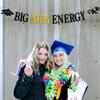 Big MBA Energy Banner, Congrats Grad, Congratulations on Master of Business Administration Degree, College/Universary Graduation Party Decorations Supplies, Black and Gold Glitter view 4