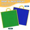 AKAYOK Foldable Felt Board for Toddlers Felt Pieces Fruit Vegetable Felt Flannel Board Pieces Learning Fruit Vegetable with Name Double Sided Felt Story Board Reusable Wall Hanging Gift for Kid view 4