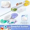 ALASOU 3PCS Pop Suction Cup Spinner Sensory Airplane Travel Toys for 1 Year Old Boy Girl Infant Toddlers|Novelty Spinning Tops 12 18 Months|1 2 Year Old Boy Birthday Gift|Baby Bath Toy Kids Ages 1-3 view 4
