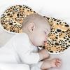AMmao Brown Leopard Print Burp Cloths 4 Pack Muslin Burping Cloth Cotton Burp Towel Soft Absorbent Baby Burp Cloths for Boys Girls Newborn 22 x 11 in view 4