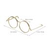 HOLIDYOYO 20Pcs Mini Doll Glasses Wire Rimmed Eyeglasses Props for Dolls 1.38 Inch Small Metal Glasses Accessories for Doll Dress up and Creative Crafts view 2
