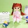 HOLIDYOYO 20Pcs Mini Doll Glasses Wire Rimmed Eyeglasses Props for Dolls 1.38 Inch Small Metal Glasses Accessories for Doll Dress up and Creative Crafts view 4