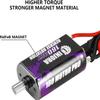 INJORA 180 PRO Brushed 48T Motor with Stainless Steel Pinion and Aluminum Heat Sink for TRX4M 1/18 RC Crawler Car Upgrade view 3