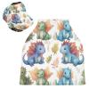 KigaiCute Dragon Baby Car Seat Covers for Newborn, Breathable Nursing Cover for Breastfeeding Moms, Baby Stroller/Shopping Cart/Stretchy Carseat Cover for Boy & Girl view 1