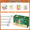Bmag Balance Math Toys, 3 in 1 Counting Stacking and Balancing Math Learning Game for Kids, STEM Learning Activities Educational Toys with 30 Bears, 10 Numberblocks, 1 Tweezers, 11 Activity Cards view 2