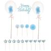 Cabilock 17pcs Birthday Cake Topper Set Cake Picks Decorative Toppers for Birthday Party Creative and Fun Accessories view 1