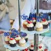30 Pack Happy 80th Birthday Cupcake Toppers Dark Blue Glitter Eighty Cheers to 80 Years Old Birthday Cupcake Picks for Happy 80th Anniversary Party Cake Decorations view 4